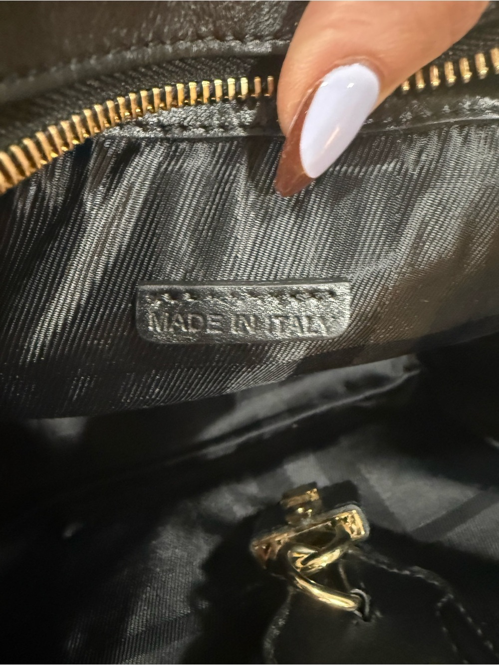 Burberry Prorsum Black Quilted Leather Satchel Gold Hardware Made in Italy - Picture 10 of 16